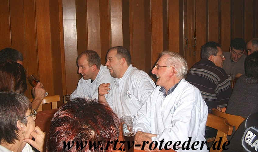 Züchterfreunde beim gemütlichen Abend in Nürnberg