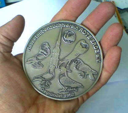 Die Erinnerungsmedaille zur VDT-Schau 2008