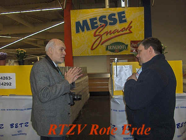 M. Zerna und S. Haftendorn in der Diskussion, 57. VDT-Schau 2008 in Dortmund