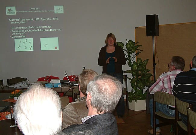 Frau Dr. Thiemann als Gast in der Monatsversammlung