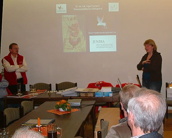 Frau Dr. Thiemann als Gast in der Monatsversammlung