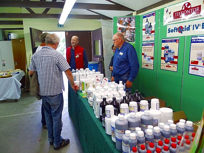 Messestand der Firma Teekontor