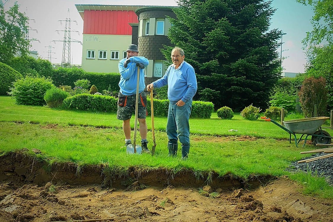 Hallenbau: die Fundamente, Foto 4