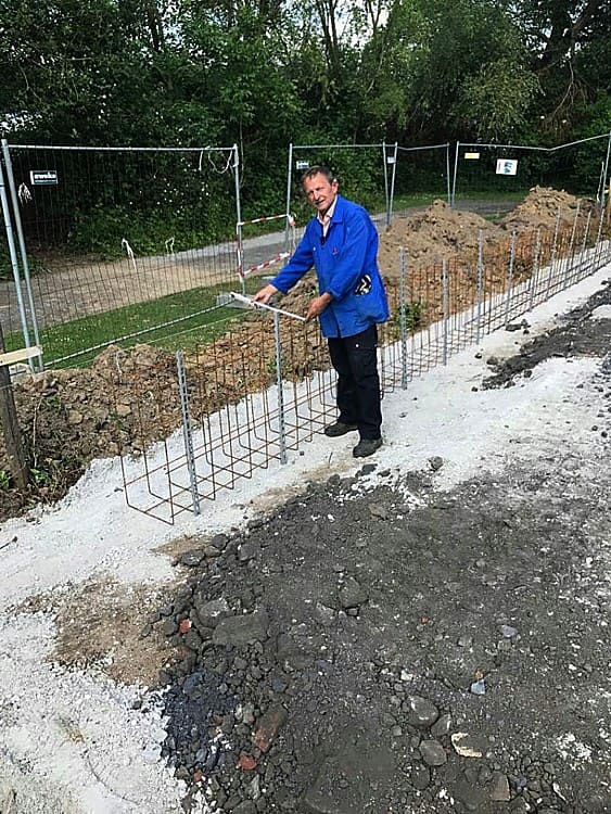 Hallenbau: die Fundamente, Foto 12