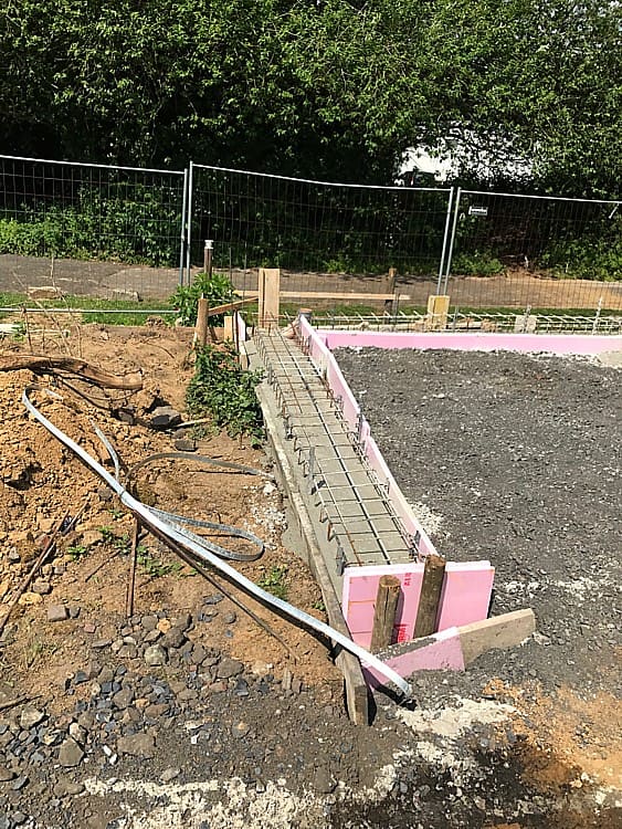 Hallenbau: die Fundamente, Foto 16