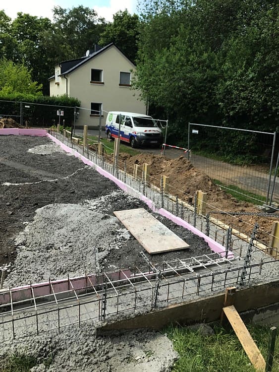Hallenbau: die Fundamente, Foto 17
