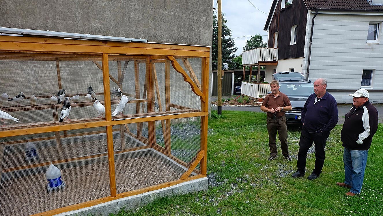 Harald Walther zeigt seine neue Schlaganlage