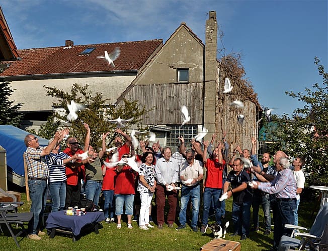 Gruppenbild der Erringer der Leistungspreise
